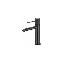 Mitigeur bidet monocommande en laiton finition or rose brosse avec cartouche ceramique
