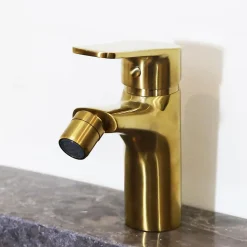 Mitigeur bidet or brossé Essebagno Full