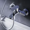 Mitigeur de baignoire mécanique Robinet de baignoire, mitigeur salle de bain, Chromé, FTA10000 Hit AM.PM