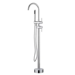 Mitigeur de baignoire sur pied autoportant CALGARY chrome
