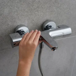 Mitigeur de baignoire thermostatique GoodHome Cavally