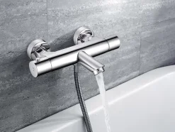 Mitigeur de baignoire thermostatique chromé Edouard Rousseau Garance