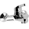 Mitigeur de bain douche chromé avec limiteur de débit robinet de baignoire monocommande