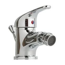 Mitigeur De Bidet Monocommande Avec Bonde Et Mousseur Chromé - Enter