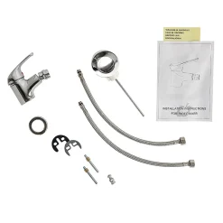 Mitigeur De Bidet Monocommande Avec Bonde Et Mousseur Chromé - Enter