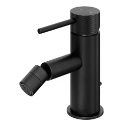 Mitigeur de bidet monotrou avec mousseur orientable, noir mat, GoodHome Owens