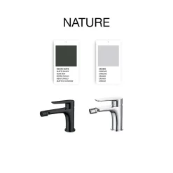 Mitigeur de bidet SKY BATH noir mat série NATURE