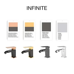 Mitigeur de bidet SKY BATH chromé série INFINITE