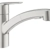Mitigeur de cuisine bec bas avec douchette Start Grohe nickel