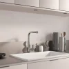 Mitigeur de cuisine chromé avec douchette Kramer Groupe Nook