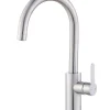 Mitigeur de cuisine effet inox brossé GoodHome Zanthe