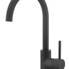 Mitigeur de cuisine haut en laiton noir H.33,5 cm, Cooke & Lewis Katiki