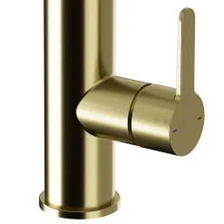 Mitigeur de cuisine laiton doré brossé GoodHome Zanthe