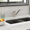 Mitigeur de cuisine nickel brossé Huka