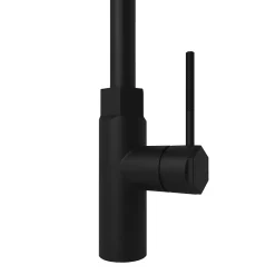 Mitigeur de cuisine noir GoodHome Argania