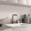 Mitigeur de cuisine noir mat Kramer Groupe Nook