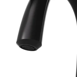 Mitigeur de cuisine noir GoodHome Edulis