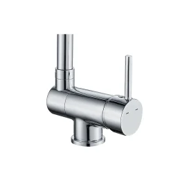 Mitigeur de cuisine rabattable chromé GoodHome Deltana