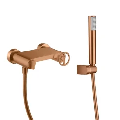 Mitigeur de Douche anti-calcaire Or Rose Cuivré IMEX OLIMPO BDC033-5ORC