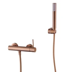 Mitigeur de Douche anti-calcaire Or Rose IMEX MONZA BDM039-5ORC