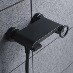 Mitigeur de Douche anti-calcaire Noir Mat IMEX OLIMPO BDC033-5NG