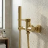 Mitigeur de douche mécanique, doré, GoodHome Owens