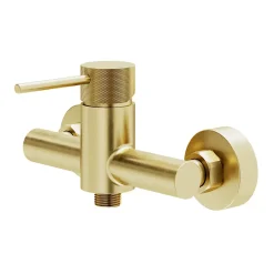 Mitigeur de douche mécanique, doré, GoodHome Owens