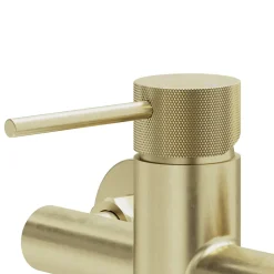 Mitigeur de douche mécanique, doré, GoodHome Owens