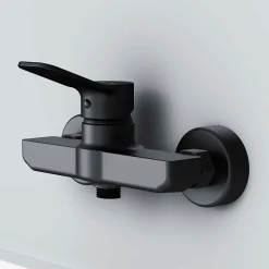 Mitigeur de douche mécanique Robinet Salle de Bain Noir Mat, FXA20022 X-Joy AM.PM