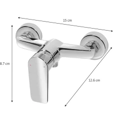 Mitigeur de douche mécanique, chrome, NF, GoodHome Aisai