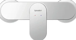 Mitigeur de douche monocommande Chrome - apparent - 1 sortie - 21,6x16,5x11,3 - Wave