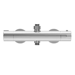 Mitigeur de douche thermostatique, chrome, GoodHome Rannell