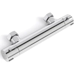 Mitigeur de douche thermostatique chromé - Entraxe 15 cm - avec bouton de sécurité 38C LOMAZOO