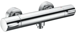 Mitigeur de douche thermostatique chrome, Edouard Rousseau Kilya