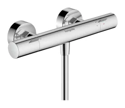 Mitigeur de douche thermostatique chromé Hansgrohe Thermo Ecostat Life