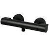 Mitigeur de douche thermostatique noir GoodHome Cavally