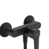 Mitigeur de douche thermostatique noir mat Hansgrohe MySport