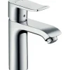Mitigeur de lavabo 110 avec tirette et vidage chromé Metris Hansgrohe