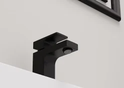 Mitigeur de lavabo 70 hansgrohe Vernis Shape noir mat