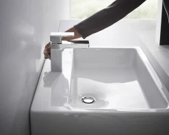 Mitigeur de lavabo 100 Hansgrohe Vernis Shape chromé