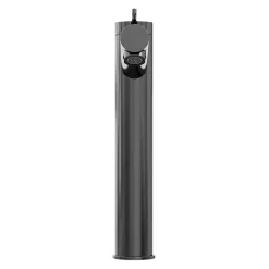 Mitigeur de lavabo avec mousseur orientable, taille XL, gun metal, H.25,7 cm, GoodHome Maza