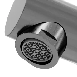 Mitigeur de lavabo avec mousseur orientable, taille XL, gun metal, H.25,7 cm, GoodHome Maza