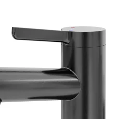 Mitigeur de lavabo avec mousseur orientable, taille M, gun metal, H.14,3 cm, GoodHome Maza