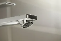 Mitigeur de lavabo avec tirette et vidage chromé, Hansgrohe Rebris E 110 CoolStart