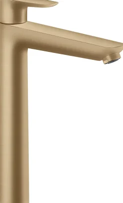 Mitigeur de lavabo avec tirette et vidage bronze brossé, Hansgrohe Talis E 240 EcoSmart