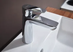 Mitigeur de lavabo avec tirette et vidage chromé, Hansgrohe Talis E 110 EcoSmart