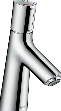Mitigeur de lavabo avec tirette et vidage chromé Hansgrohe Talis S Ø4,6 x H.19 cm