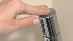Mitigeur de lavabo avec tirette et vidage chromé Hansgrohe Talis S Ø4,6 x H.19 cm