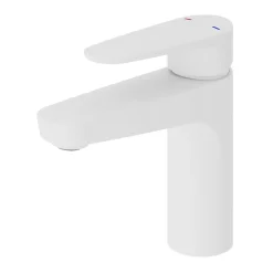 Mitigeur de lavabo blanc GoodHome Cavally M
