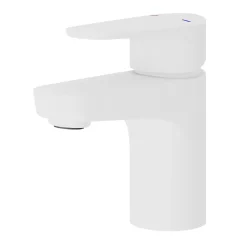 Mitigeur de lavabo blanc GoodHome Cavally